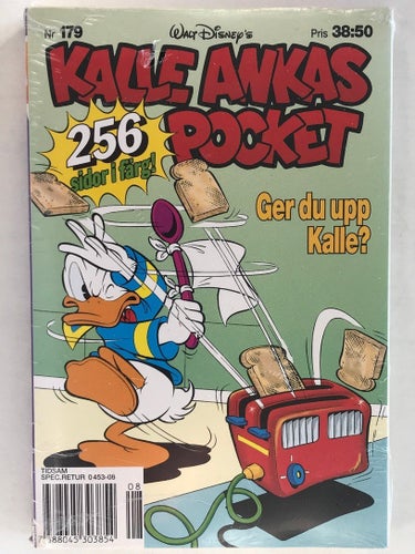 Kalle Anka Pocket - 179. Oläst - i originalplast