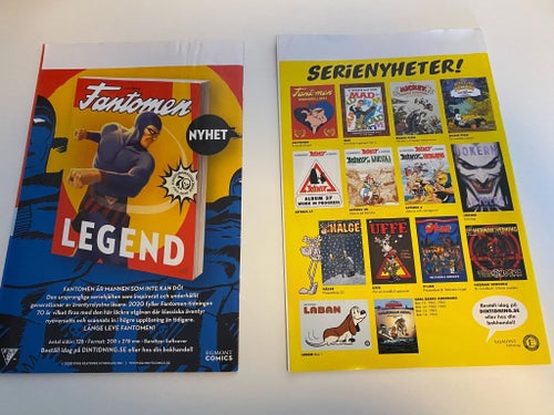 Nya Serieparaden! Nr 6 2020 och Nr 3 2018