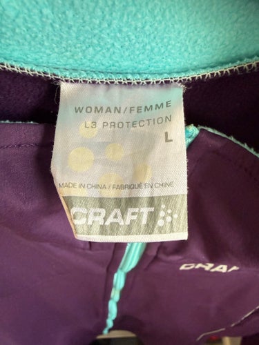 Craft lila damskidjacka , storlek L