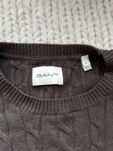 GANT Kabelstickad tröja Strl L