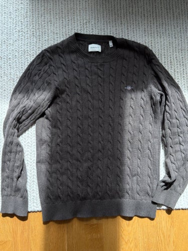 GANT Kabelstickad tröja Strl L