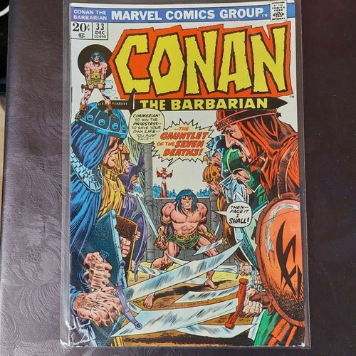 Marvel's Conan The Barbarian 1973 #33 DEC VF BEG PRIS 299 FRAKT 89