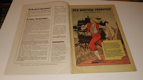 illustrerade klassiker 54 Den mystiska fregatten - Charles Boardman Hawes. Good+