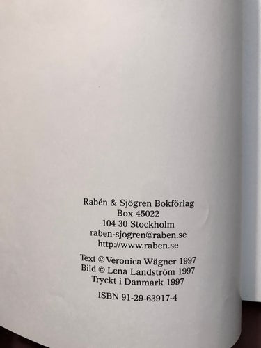 ORPAN FÖRSVINNER Veronica Wägner Lena Landström 1997