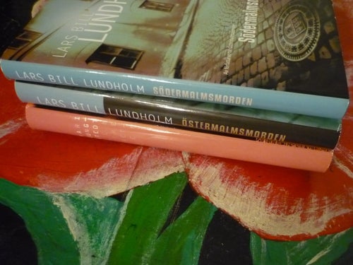 BOK, 3 STYCKEN BÖCKER, LARS BILL LUNDHOLM: SÖDERMALMSMORDEN, ÖSTERMALMSMORDEN, M