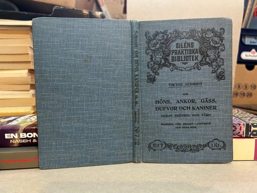Silens praktiska bibliotek nr 7 Om höns ankor gäss dufvor kaniner, Viktor Schmid