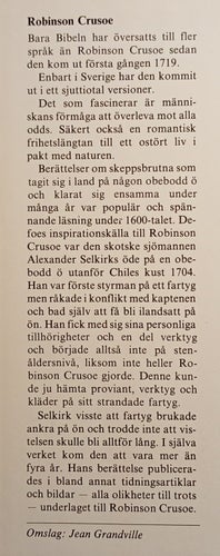 Robinson Crusoe / Daniel Defoe; förord: Birgit Edlund