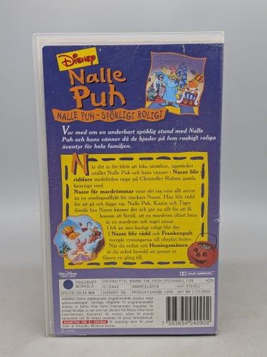 Disney Nalle Puh - Spökligt roligt - Svenskt tal - VHS