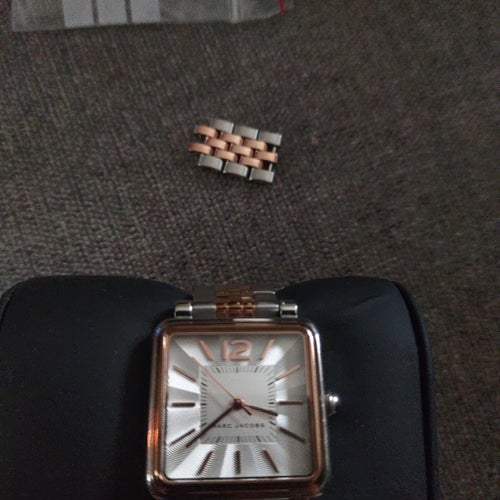 Marc Jacobs klocka i silver och roséguld