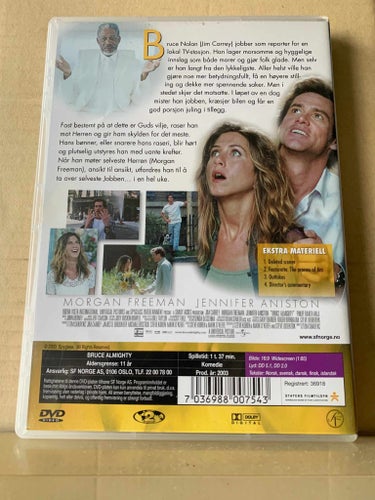 Bruce almighty, Dvd