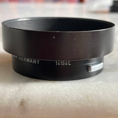 LEICA 14164L Leitz Wetzlar Germany Metal Lens Hood for R 1:2/50 R 1:28/35