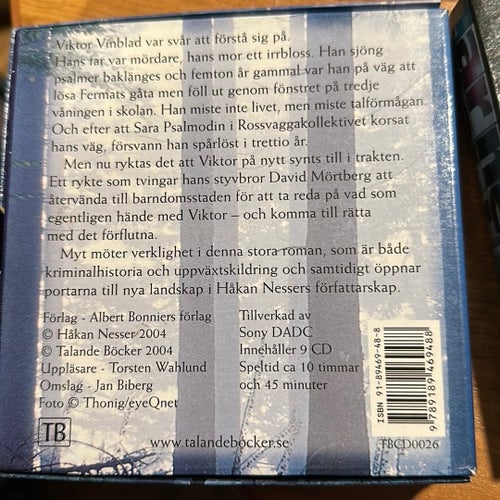 4 st Ljudböcker - Ira Levin, Jeffrey Archer, Håkan Nesser, Arne Dahl