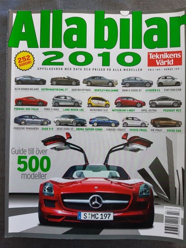 Alla bilar 2010 - bilkatalogen med årets alla bilar, från Teknikens Värld