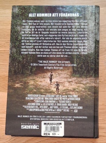 Maze Runner I dödens labyrint av James Dashner 2015