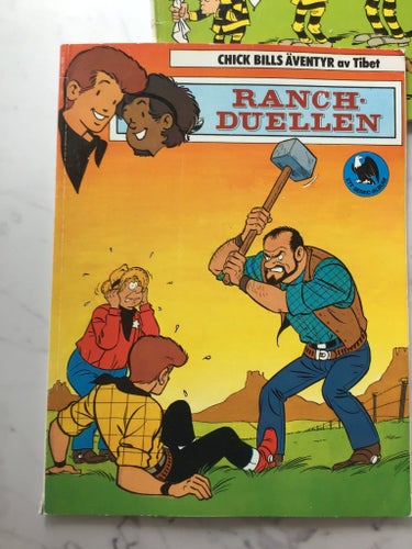 5 tidningar bla Lucky Luke: Bröderna Dalton tappat minnet, Morris, 1977