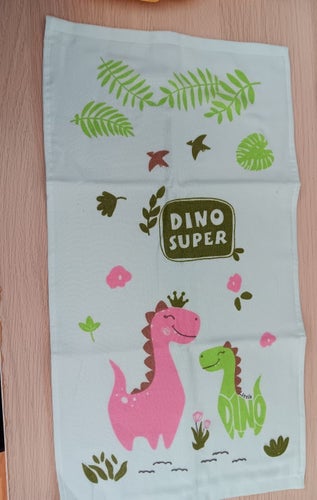 NY Mindre Handduk Tvättlapp Dinosaur