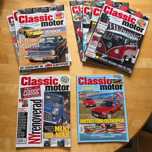 Classic Motor ~ blandat 2005,2011,2012,2013,2025 ~ veteranbilar klassiska bilar
