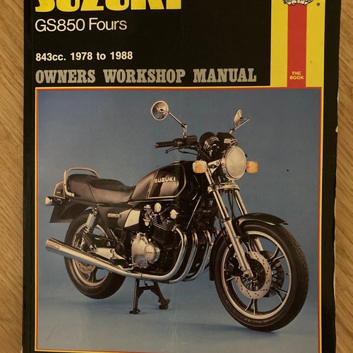 Suzuki GS850 Fours Owners Workshop Manual av Haynes, 1978