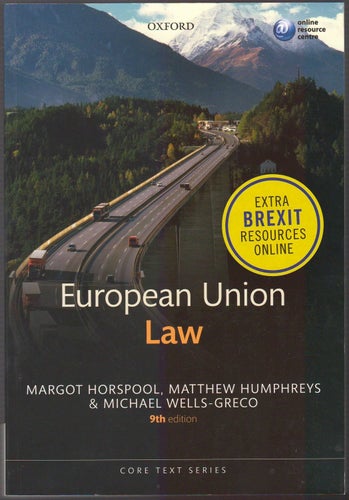 European Union Law / Margot Horspool, Matthew Humphreys, Michael Wells-Greco