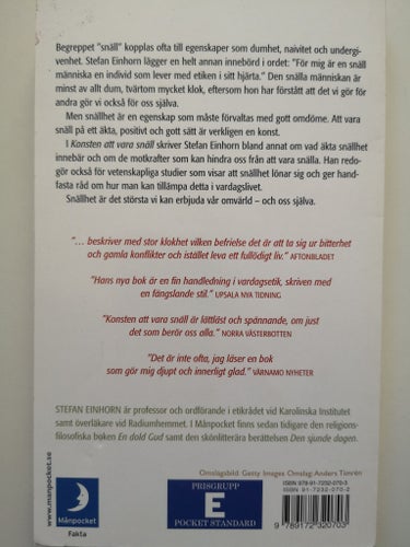 KONSTEN ATT VARA SNÄLL, STEFAN EINHORN 2007