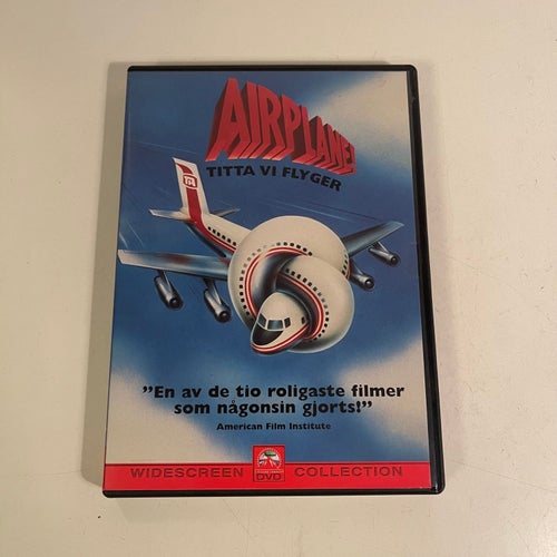 DVD - Airplane - titta vi Flyger. Robert Hays.
