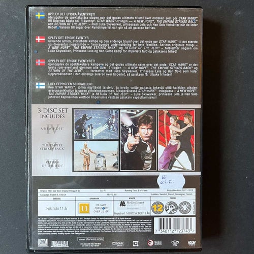 STAR WARS. BOX IV - V- VI. DVD BOX 3 DISC. SCI-FI