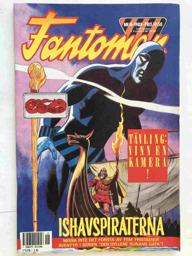 Fantomen - 1988:16 FN med två reklambilagor