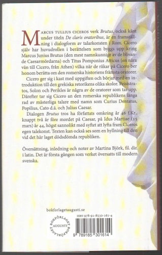 Brutus: om framstående talare / Marcus Tullius Cicero