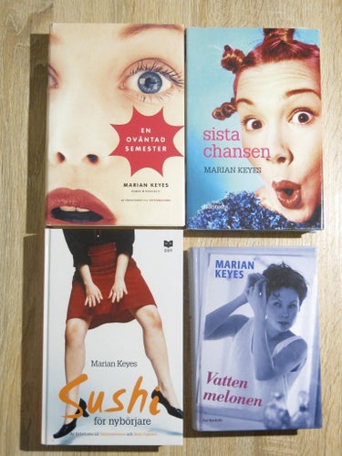 Marian Keyes Bokpaket: Sista Chansen, Vattenmelonen, En Oväntad Semester, Sushi