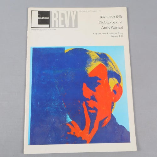 Louisiana Revy Magasin 1978 Andy Warhol mm.