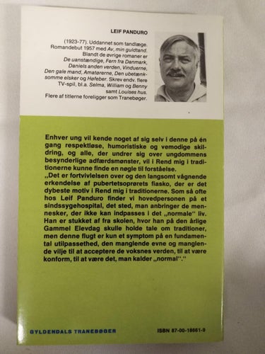 Rend mig i traditionerne av Leif Panduro. bok. Very Fine