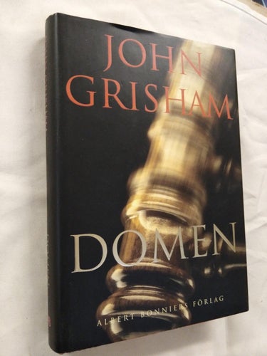 Domen av John Grisham, bok. Very Fine