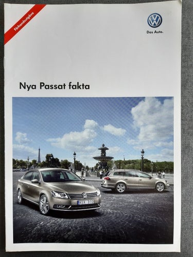 VW Passat 2011 - faktabroschyr