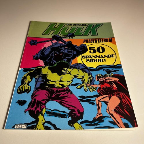 Hulk Presentalbum 1982, oläst toppex! NM