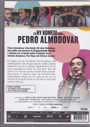 DVD / Kära Passagerare / Pedro Almodóvar / Penélope Cruz, Paz Vega/ Nära nyskick