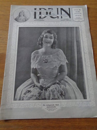 Idun nr30 1924 Gustaf Cederström, Harriet Bosse omslaget