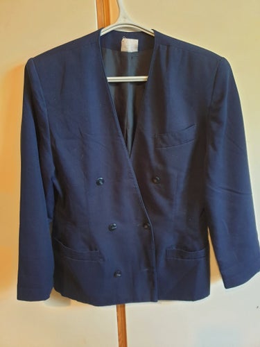 Margot blå kavaj, Vintage, storlek C38