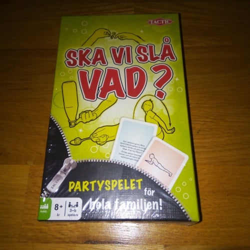 Ska vi slå vad? - Resestorlek spel, Oöppnad!