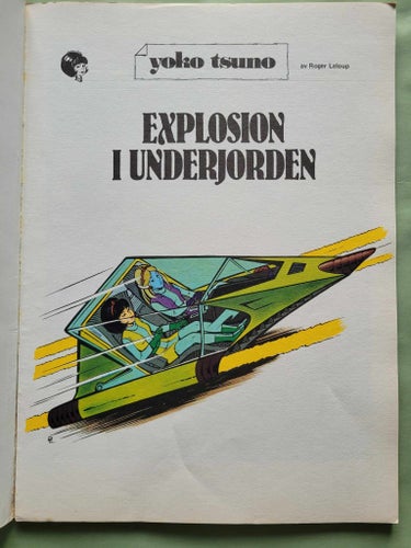 Yoko Tsuno 4 - Explosion i underjorden