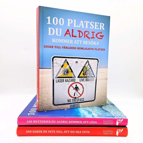 100-serien: 3 böcker om mysterier, platser & konspirationer - Daniel Smith