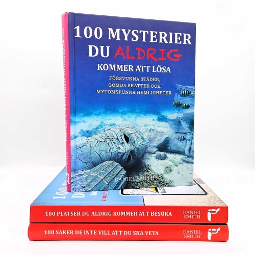 100-serien: 3 böcker om mysterier, platser & konspirationer - Daniel Smith