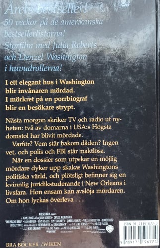 Pelikanfallet av John Grisham, 1993