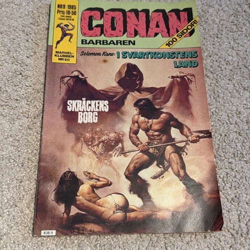 Conan Barbaren: Skräckens Borg, Solomon Kane: I Svartkonstens Land, 1985