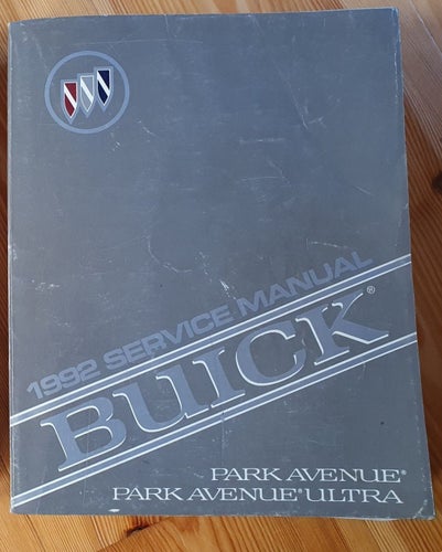 1992 SERVICE MANUAL BUICK PARK AVENUE