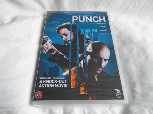 PUNCH! / RIDLEY SCOTT / JAMES McAVOY+MARK STRONG / ACTION! / OOP+NY+INPLASTAD! /