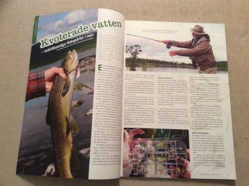 Svenskt fiske nr 2 2012 Fjällfiske,Blekinge KILLER,Flugfiske,