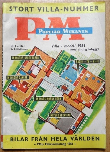 PM 1961/2 Mercedes, Challanger 1, Triumph TR3, Draken, PMs villa 1962,