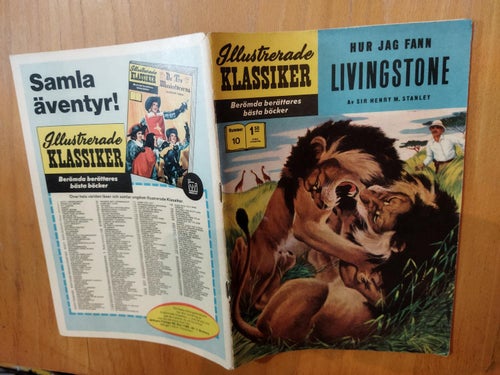 Illustrerade klassiker nr 10 Hur jag fann - Livingstone Sir Henry M. Stanley