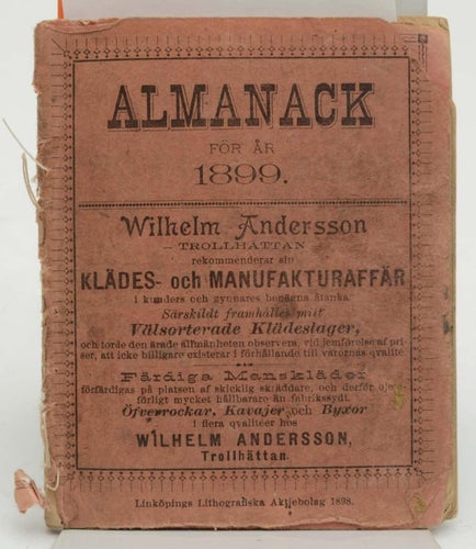 Almanack för året efter frälsarens Christi födelse 1899 : till Göteborgs horison