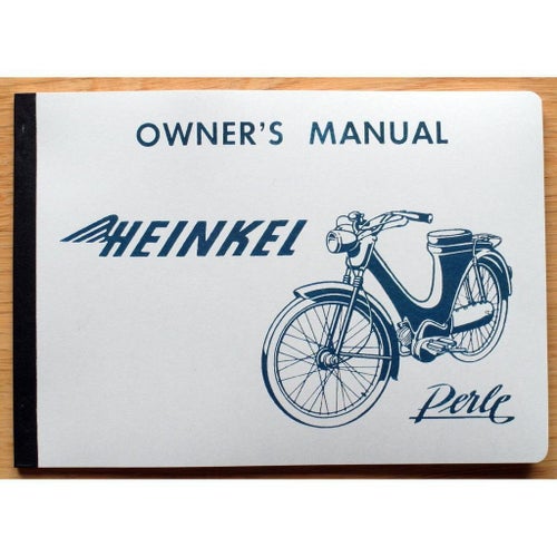 Heinkel Perle Moped Instruktionsbok